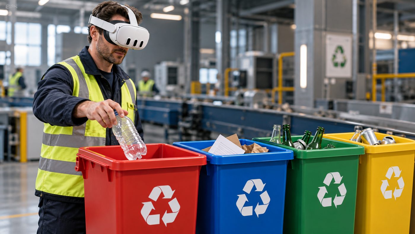 Capa do treinamento Reciclagem e Coleta Seletiva